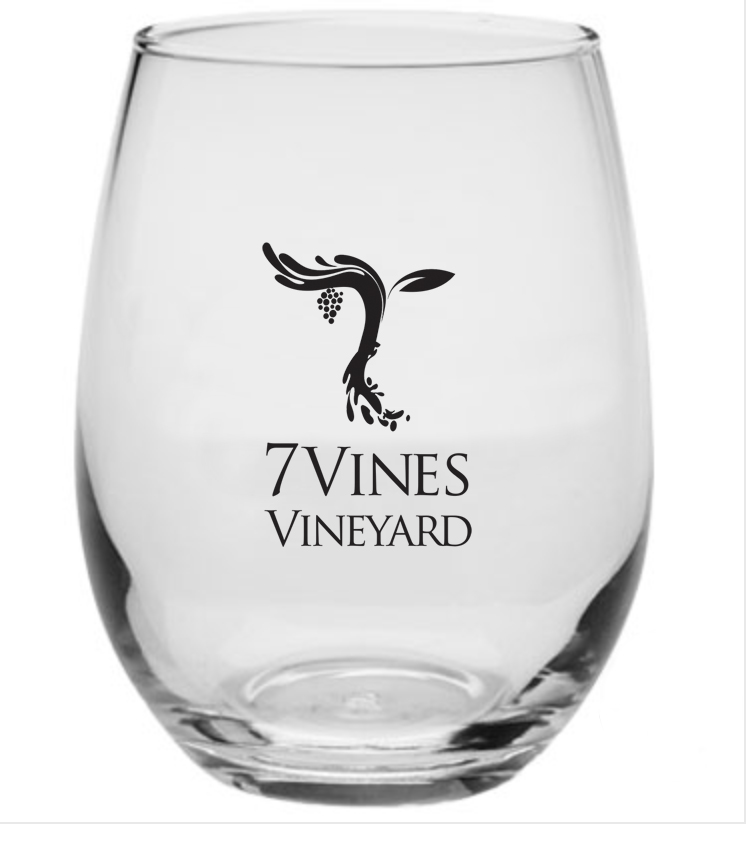 7 Vines 9oz. Stemless glasses