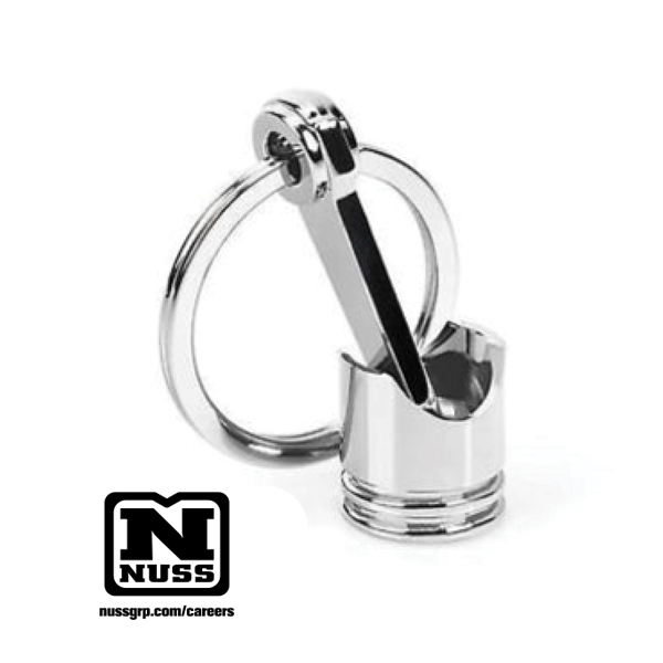 Nuss Piston Key Ring