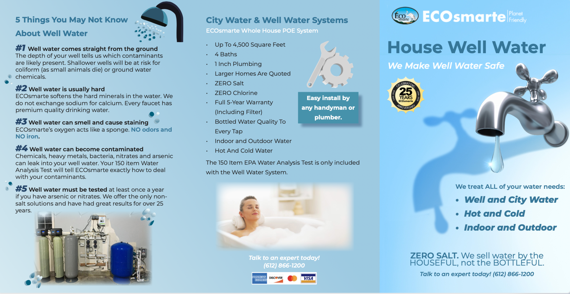 ecosmarte well water brochure